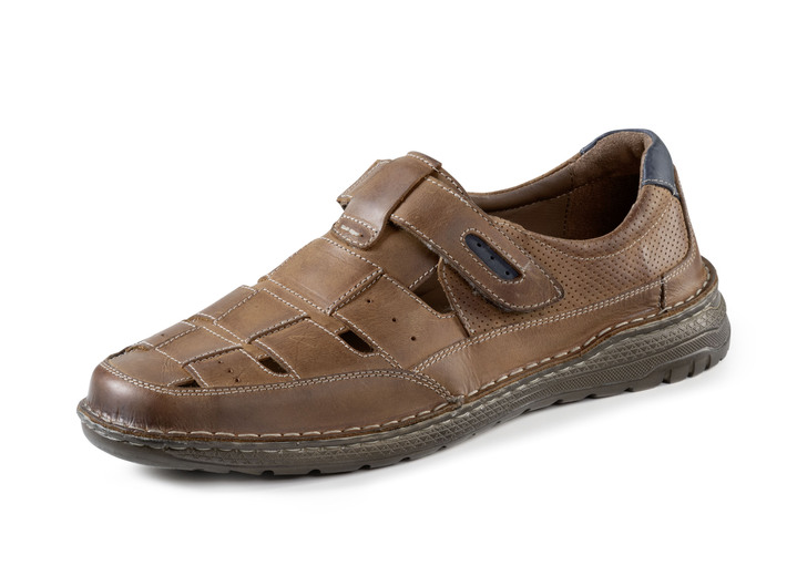 - Slippers met luchtige openingen, in Größe 040 bis 046, in Farbe MARONE-BLAU Ansicht 1