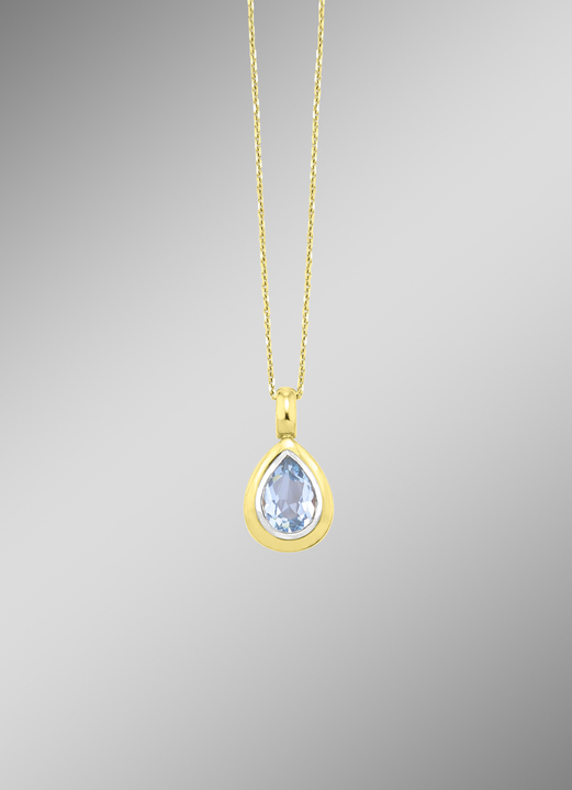 Kettinghanger - Prachtige druppelvormige hanger met ankerketting, in Farbe  Ansicht 1