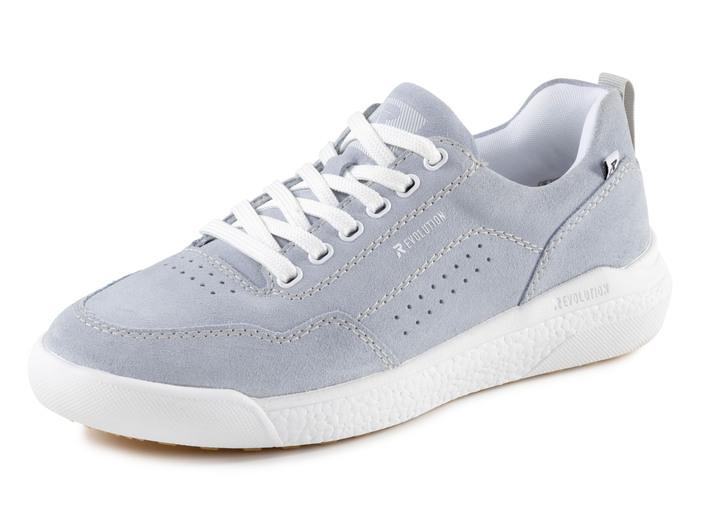 - Suède sneakers, in Größe 036 bis 042, in Farbe BLEU Ansicht 1