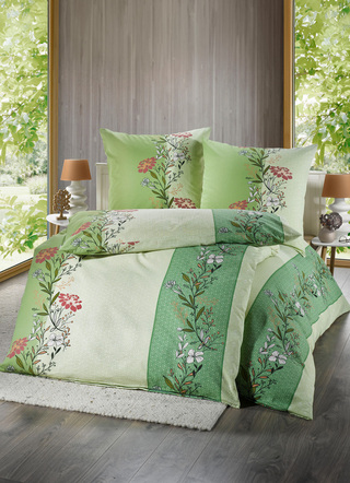 Strijkvrije seersucker beddengoedset