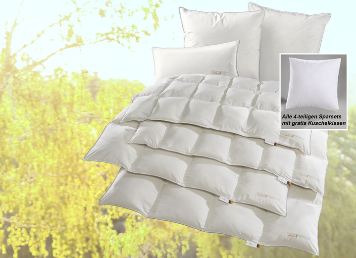 Dekbedden - Schwarzwald Aktiv beddengoedassortiment van OBB, in Größe 103 (deken, 135/200 cm) bis 403 (spaarset, 4-delig), in Farbe WIT, in Ausführung Kussen