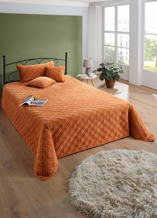 Bedspreien en kussenslopen in corduroy-look