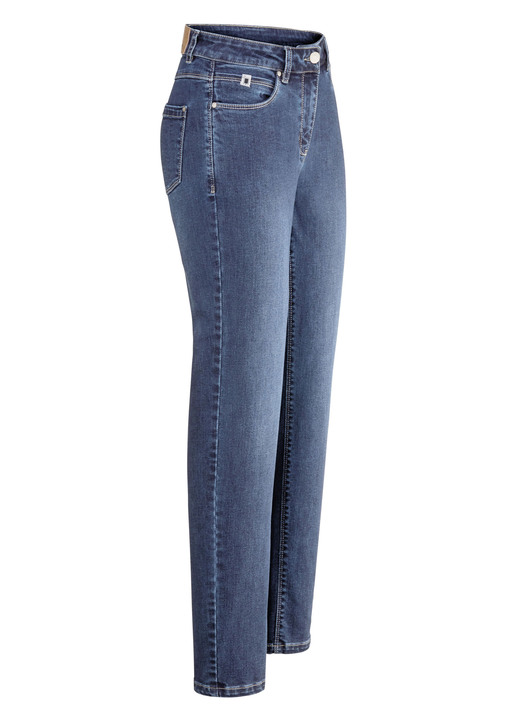Broek met knoop- en ritssluiting - Jeans met praktisch telefoonzakje, in Größe 017 bis 050, in Farbe JEANS BLAUW Ansicht 1
