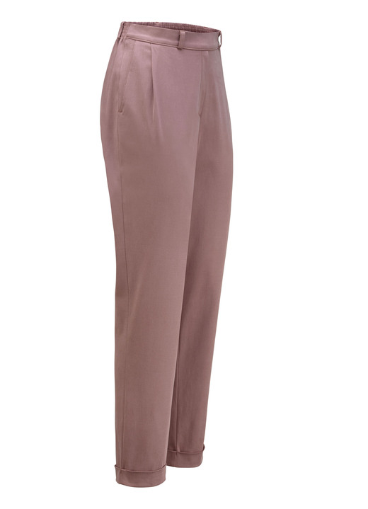 - Enkellange pull-on broek, in Größe 018 bis 052, in Farbe ROZENHOUT Ansicht 1