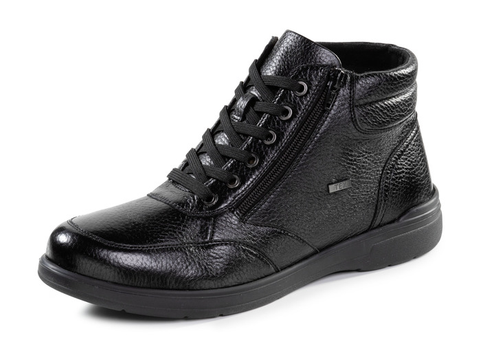 Laarsjes - GINO GALANTE, gevoerde herenlaarzen, winterschoenen, met rits Laarsjes - GINO GALANTE, gevoerde herenlaarzen, winterschoenen, met rits, in Größe 040 bis 045, in Farbe ZWART