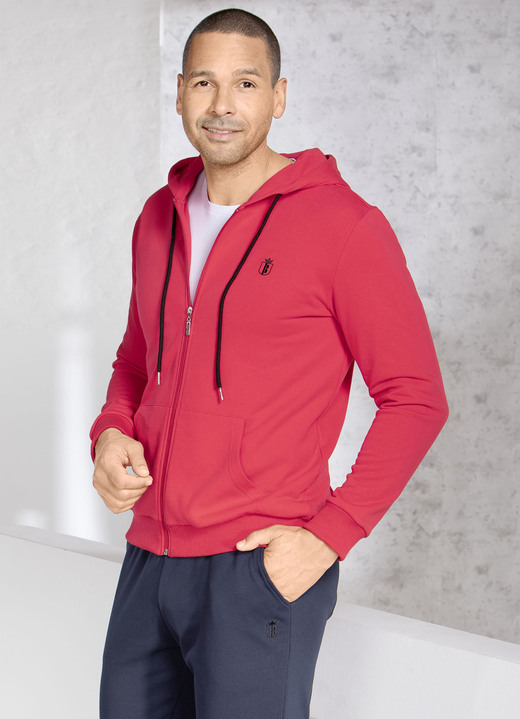 Vrijetijdspakken - Capuchonjack in 5 kleuren Vrijetijdspakken - Capuchonjack in 5 kleuren, in Größe 3XL (64/66) bis XXL (60/62), in Farbe SCHWARZ