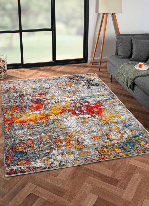 Modern - Kleurrijke bruggen en tapijten, in Größe 111 (Brug, 60 x 110 cm) bis 282 (Tapijt, 200 x 290 cm), in Farbe MULTICOLOR Ansicht 1