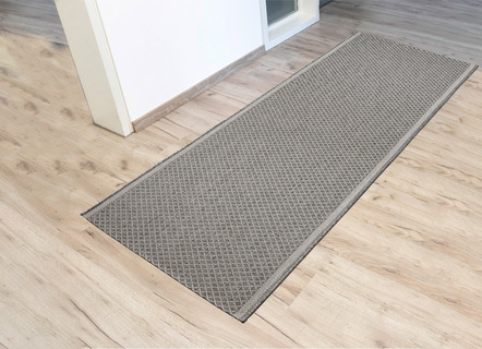 Platte lopers in sisallook op maat gemaakt