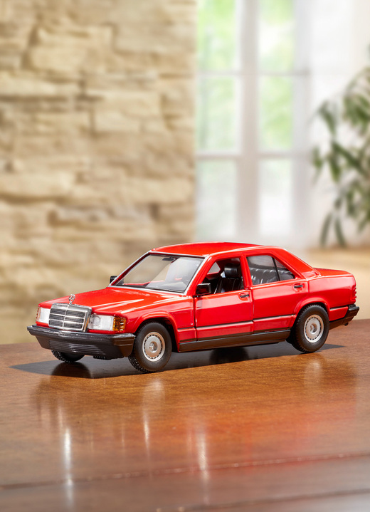 Woonaccessoires - Cult-Mercedes 190E (1987), in Farbe ROOD