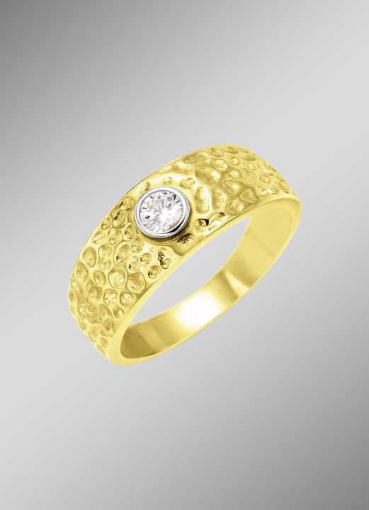Ringen - Herenring met zirkonia, in Größe 180 bis 240, in Farbe  Ansicht 1