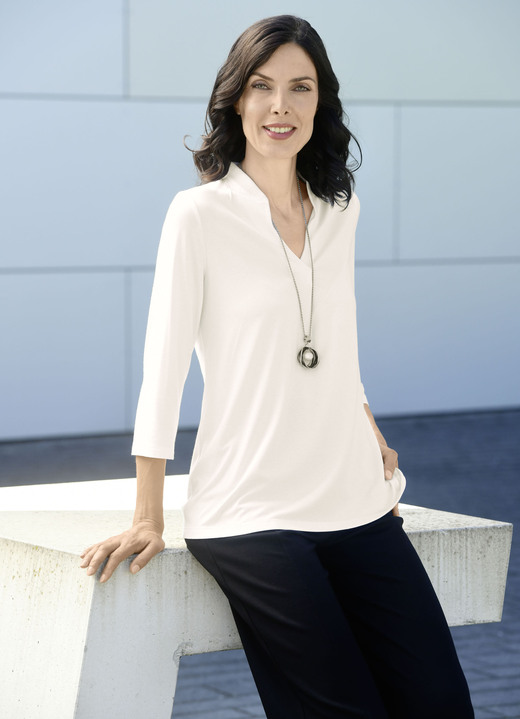 Basics - Blouse, in Größe L bis XXL, in Farbe ECRU Ansicht 1