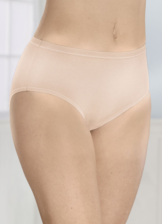 Slip - Drie pakjes slips, in Größe L (44/46) bis XXL (52/54), in Farbe PUDER Ansicht 1
