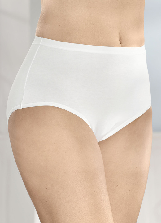 Slip - sloggi GO Daily Cotton set van drie slips van biologisch katoen, in Größe L (44/46) bis XXL (52/54), in Farbe ECRU Ansicht 1