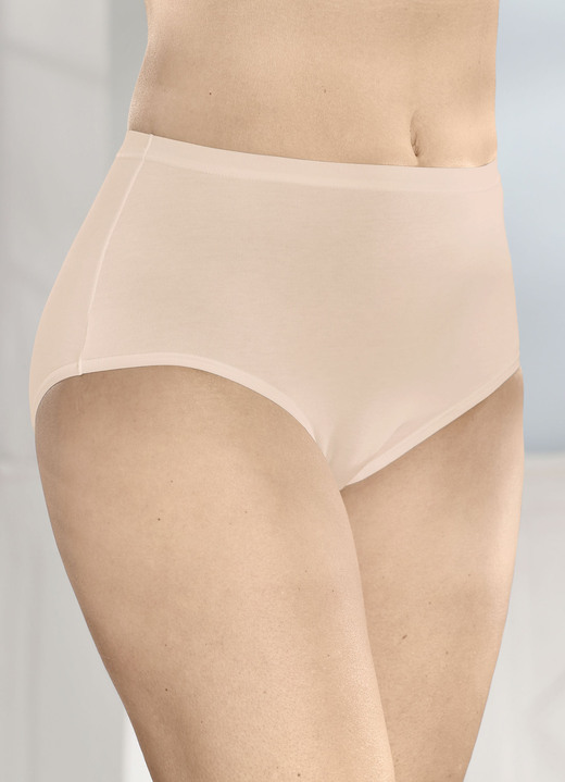 Slip - sloggi GO Daily Cotton set van drie slips van biologisch katoen, in Größe L (44/46) bis XXL (52/54), in Farbe PUDER Ansicht 1