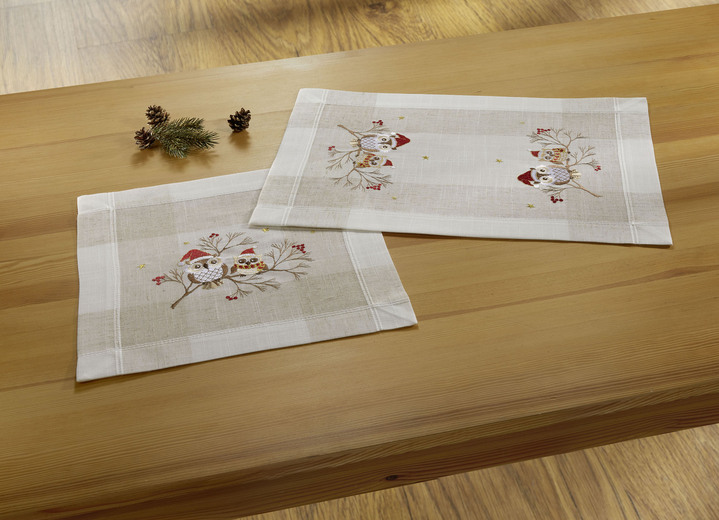Woonaccessoires - Kleedjes, in Größe 101 (Kleedje, 35 x 50 cm) bis 404 (Kussensloop, 40 x 40 cm), in Farbe SECT-MEERKLEURIG Ansicht 1