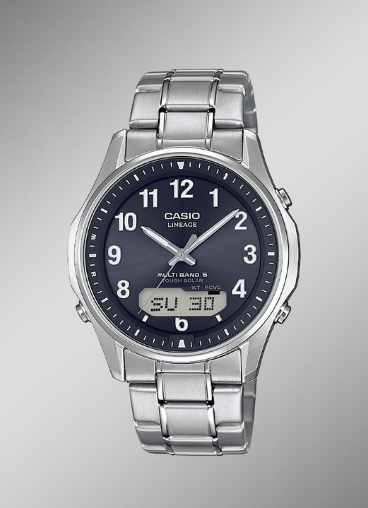 - Casio herenhorloge met titanium armbandkast, in Farbe  Ansicht 1