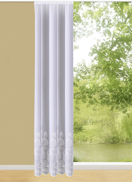 Klassiek - Lange poort, in Größe 236 (225 x 300 cm) bis 298 (245 x 600 cm), in Farbe WEISS Ansicht 1