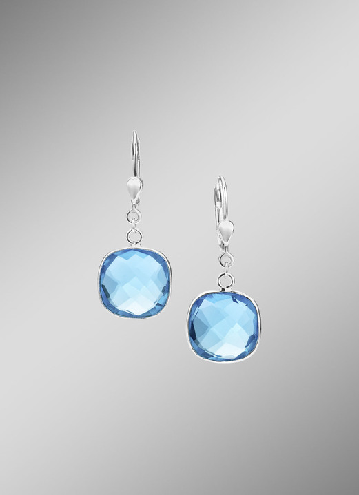 Oorsieraad - Elegantie die beweegt: oorbellen met beh. kwarts, in Farbe NEE Ansicht 1
