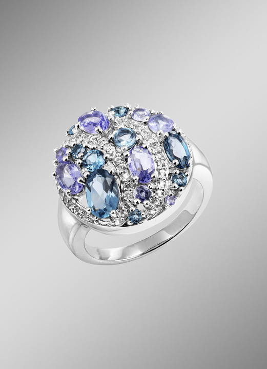 Ringen - Damesring voor tijdloze schoonheid onder het teken blauw, in Größe 160 bis 220, in Farbe NEE Ansicht 1