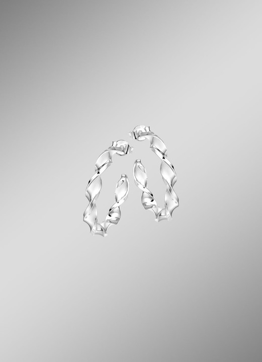 Oorbellen - Oorringen zilver 925/-, in Farbe  Ansicht 1