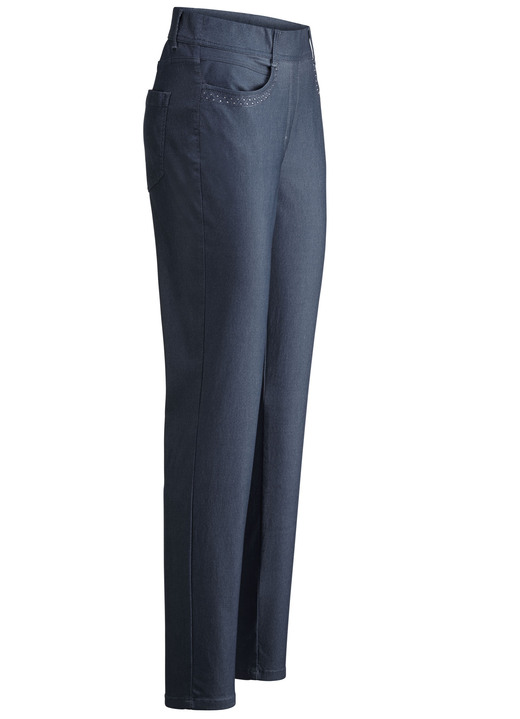 Jeans - Broek in denimlook, in Größe 017 bis 052, in Farbe DUNKELBLAU Ansicht 1