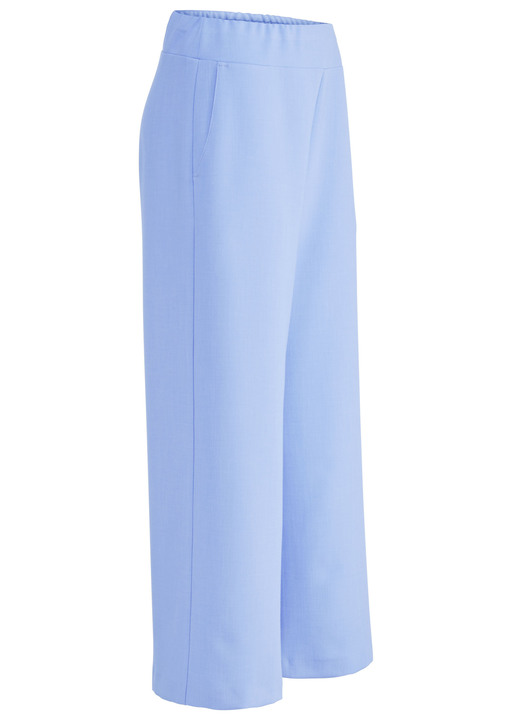Broeken met elastische band - Broek in een modieus verkorte lengte Broeken met elastische band - Broek in een modieus verkorte lengte, in Größe 018 bis 052, in Farbe HELLBLAU MELANGE