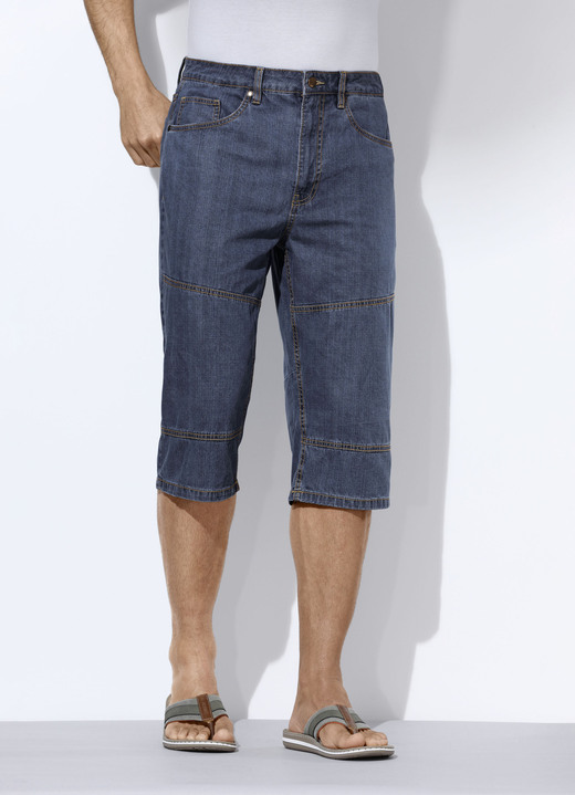 Shorts & bermuda's - Denim bermuda's, in Größe 046 bis 064, in Farbe DUNKELJEANS Ansicht 1