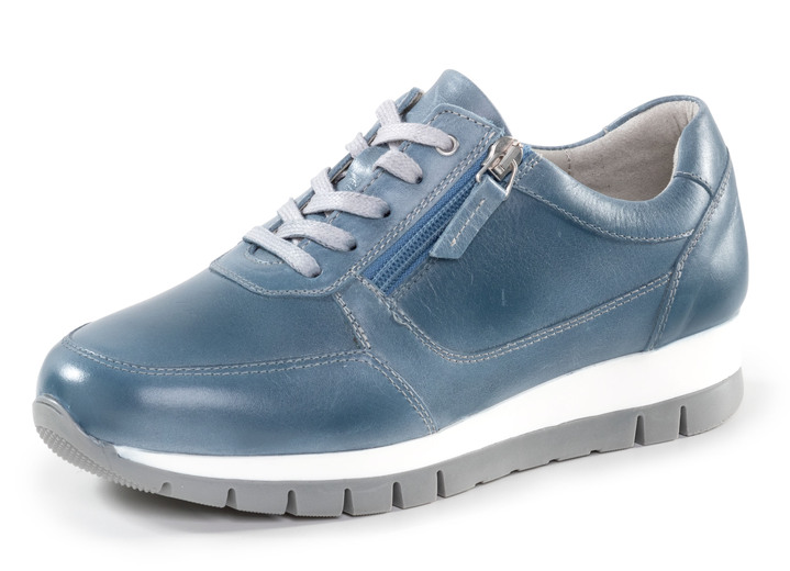 Breedte H - ELENA EDEN, sportieve damessneakers, breedte H, met uitneembaar voetbed, in Größe 036 bis 042, in Farbe JEANS Ansicht 1