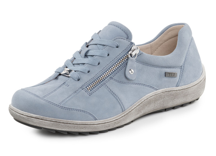 Breedte H - ELENA EDEN, comfortabele dames veterschoenen, breedte H, met uitneembaar voetbed, in Größe 036 bis 042, in Farbe JEANS Ansicht 1