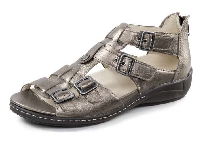 Sandalettes & slippers - Ranger-sandaal met verstelbare bandjes, in Größe 4 1/2 bis 9, in Farbe ANTIEK BRONS Ansicht 1
