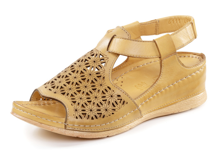 Sandalettes & slippers - Sandalen, in Größe 036 bis 042, in Farbe GELB Ansicht 1