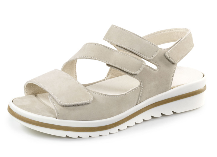Sandalettes & slippers - Ranger sandaal met uitneembaar leren voetbed, in Größe 3 1/2 bis 8, in Farbe BEIGE Ansicht 1