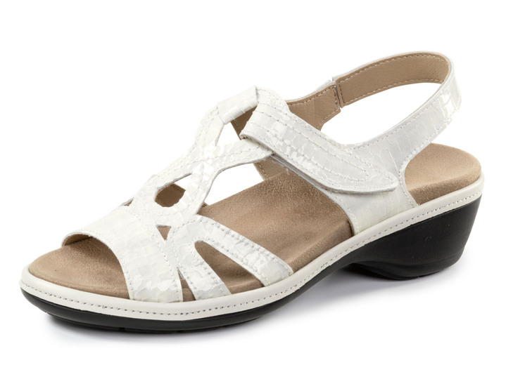 Sandalettes & slippers - Sandalen, in Größe 036 bis 042, in Farbe ECRU Ansicht 1