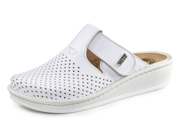 Sandalettes & slippers - Klompen, in Größe 036 bis 042, in Farbe WEISS Ansicht 1