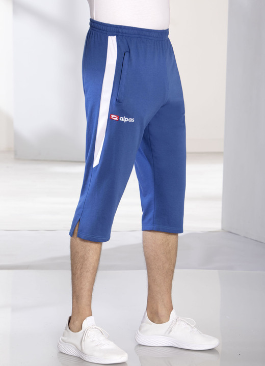 Vrijetijdbroeken - 3/4 broek van “alpas”, in Größe 3XL(58) bis XXL (56), in Farbe MITTELBLAU Ansicht 1