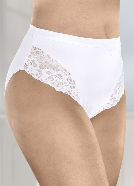 Slip - Slip, in Größe 038 bis 052, in Farbe WEISS Ansicht 1