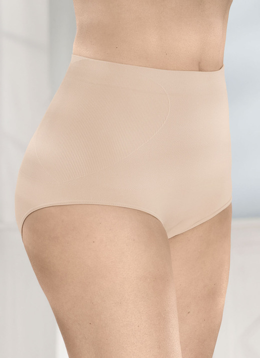 Slip - Set van twee voorgevormde slips, in Größe L (42/44) bis XXL (50/52), in Farbe BEIGE Ansicht 1