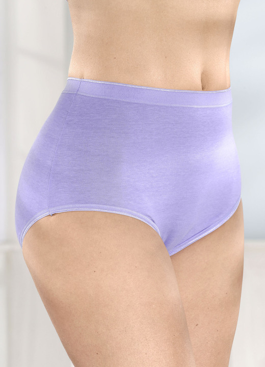 Slip - Slip, in Größe 040 bis 058, in Farbe 3X FLIEDER, 2X WEISS Ansicht 1