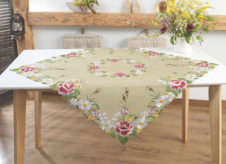 Tafel- en kamerdecoratie in harmonieuze kleuren