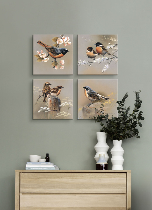 Woonaccessoires - Schilderijenset, 4 stuks, in Farbe KLEURRIJK