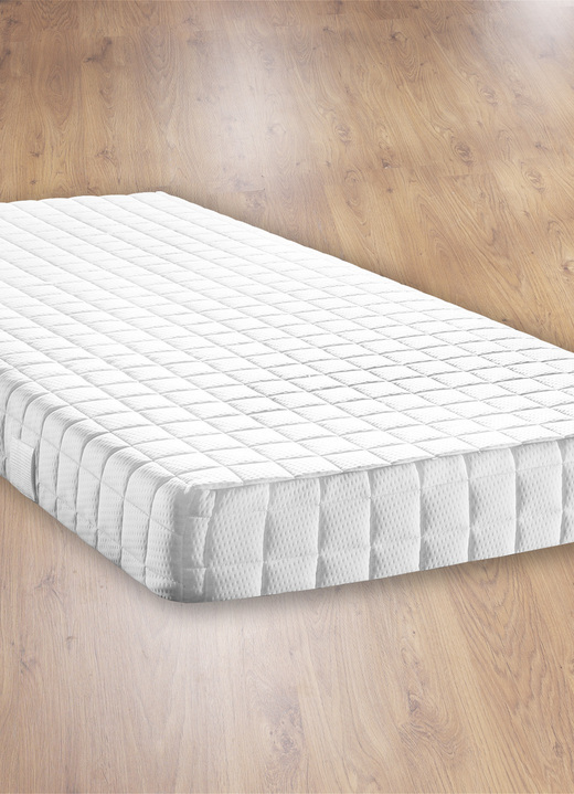 Matrassen & topper - 7-zone comfortschuimkernmatras, in Größe 129 (80/190 cm) bis 135 (140/200 cm), in Farbe WIT Ansicht 1