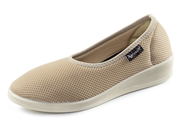 Pumps & ballerina's - Ballerina‘s voor dames in 2 kleuren, in Größe 036 bis 042, in Farbe BEIGE Ansicht 1