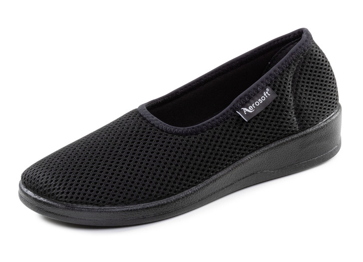 Pumps & ballerina's - Ballerina‘s voor dames in 2 kleuren, in Größe 036 bis 042, in Farbe ZWART Ansicht 1