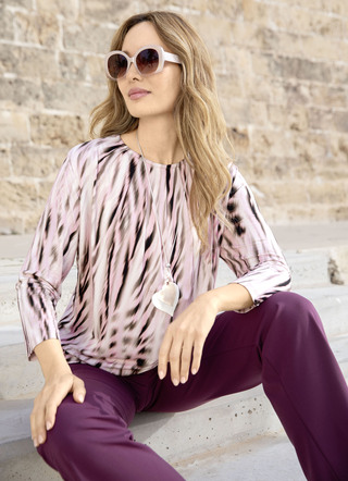 Shirt tuniek met mooie plooien