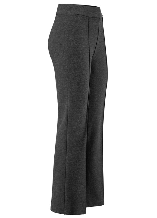 Broeken met elastische band - Enkellange broek met trekkoord, in Größe 018 bis 052, in Farbe ANTRACIET MOTIEF Ansicht 1