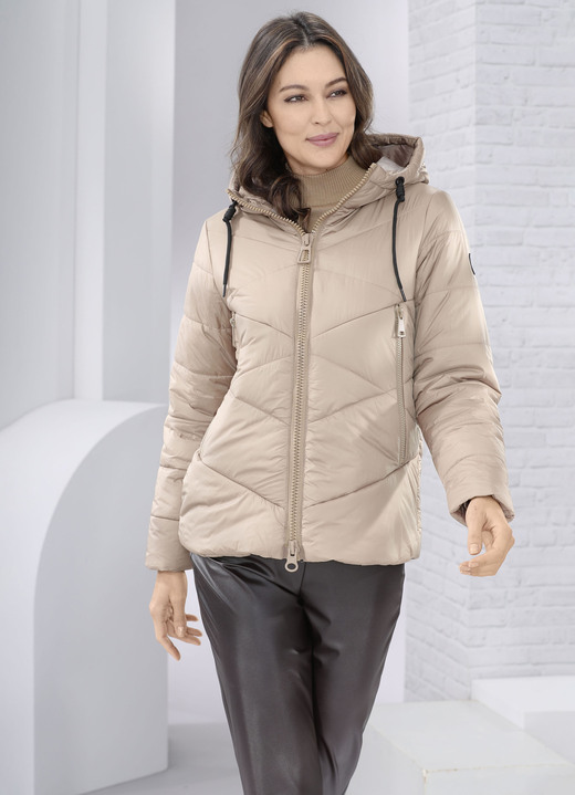 Winterjassen - Jas met vaste capuchon Winterjassen - Jas met vaste capuchon, in Größe 036 bis 052, in Farbe GOLDBEIGE