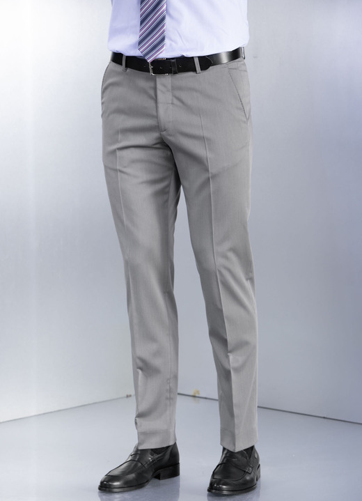 Broeken - Broek met zijzakken, in Größe 025 bis 062, in Farbe MEDIUM GRIJS MOTIEF Ansicht 1