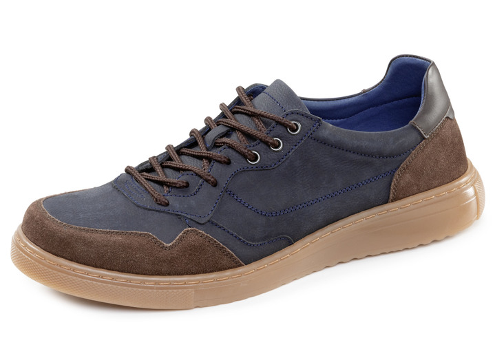 Instappers & veterschoenen - GINO GALANTE, klassieke heren veterschoen, met uitneembaar voetbed Instappers & veterschoenen - GINO GALANTE, klassieke heren veterschoen, met uitneembaar voetbed, in Größe 040 bis 046, in Farbe MARINE