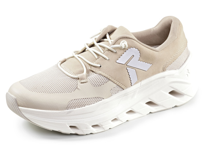 Instappers & veterschoenen - Rieker, sportieve damessneakers, breedte G, met uitneembaar voetbed, in Größe 036 bis 042, in Farbe HELLBEIGE Ansicht 1