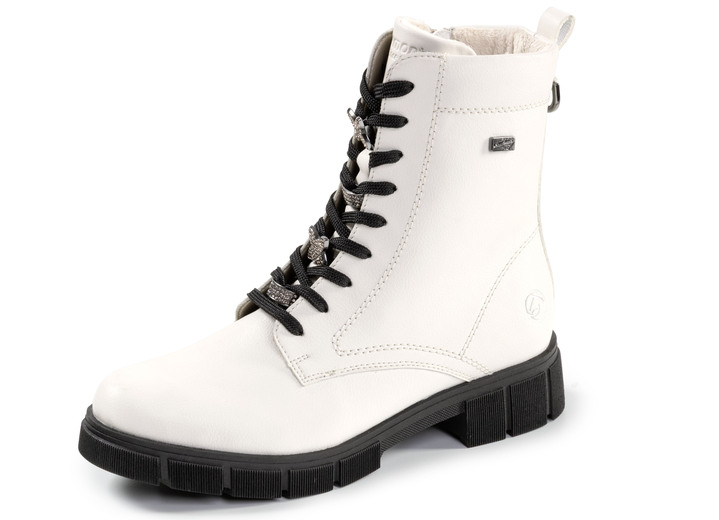 Laarzen & laarsjes - Remonte, chique dames enkellaarsjes, winterschoenen, breedte G, met rits, in Größe 036 bis 042, in Farbe WIT Ansicht 1